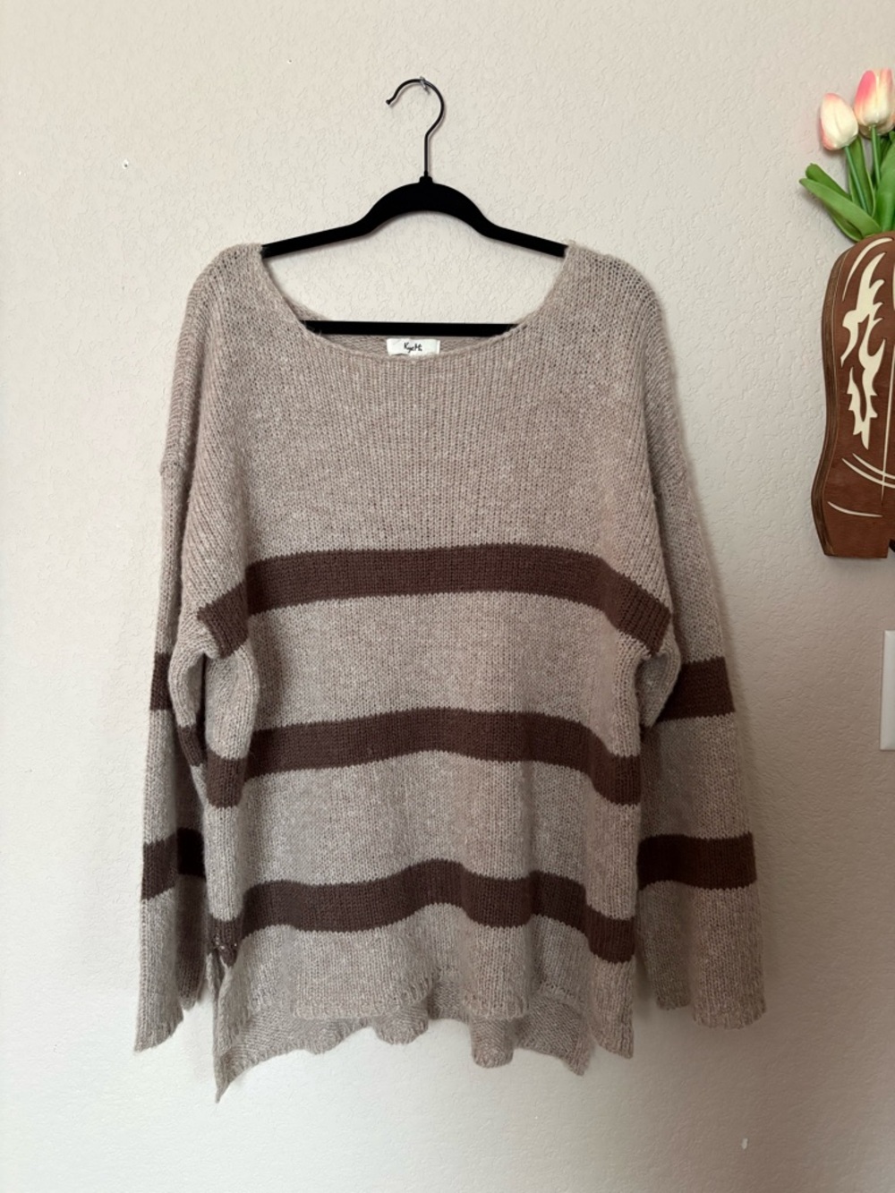 KyeMi oversized striped sweater